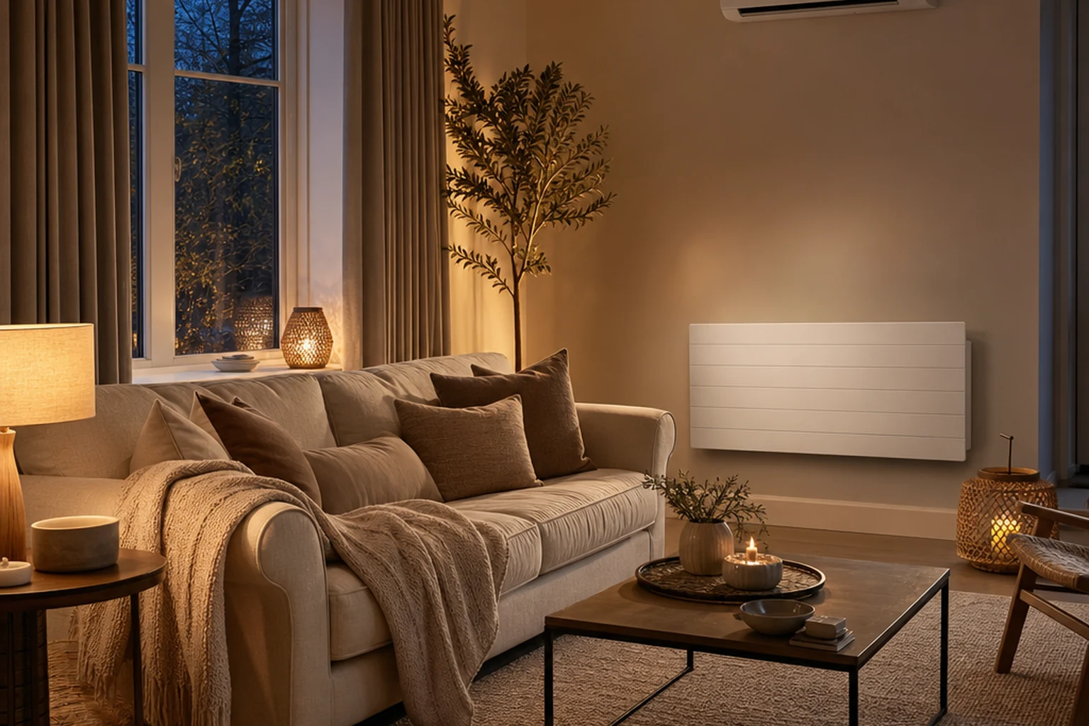 Living room reading corner used for the audit score preview