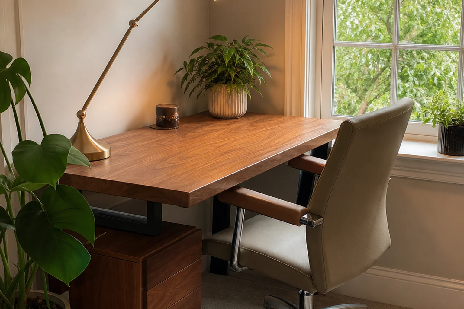 Desk scene with room photographs used on the Rightlight6 about page